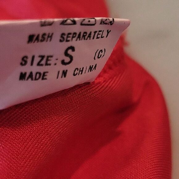 Red stretchy bodysuit Size S...CLOSING CLOSET - Picture 5 of 5